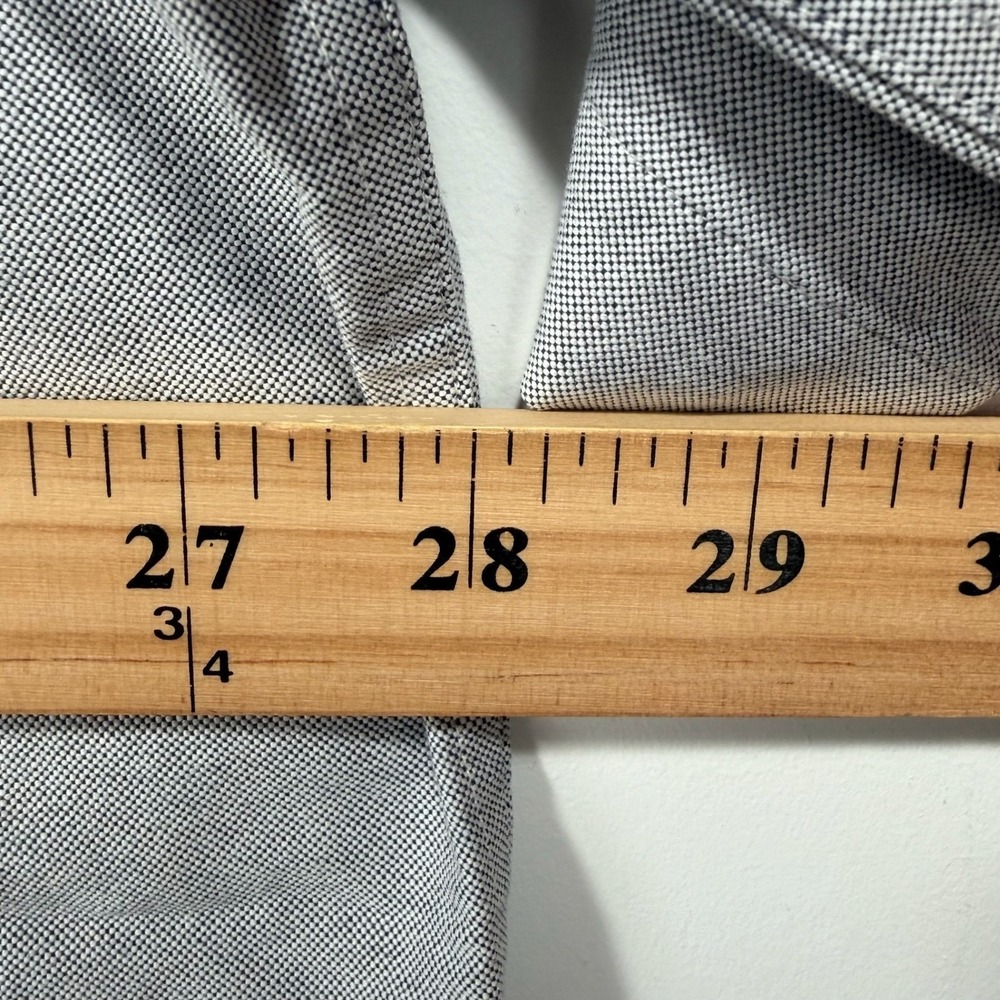 LL Bean Wrinkle Free Short Sleeve Button Down Shirt Men Size 18 Traditional Fit - Picture 6 of 10